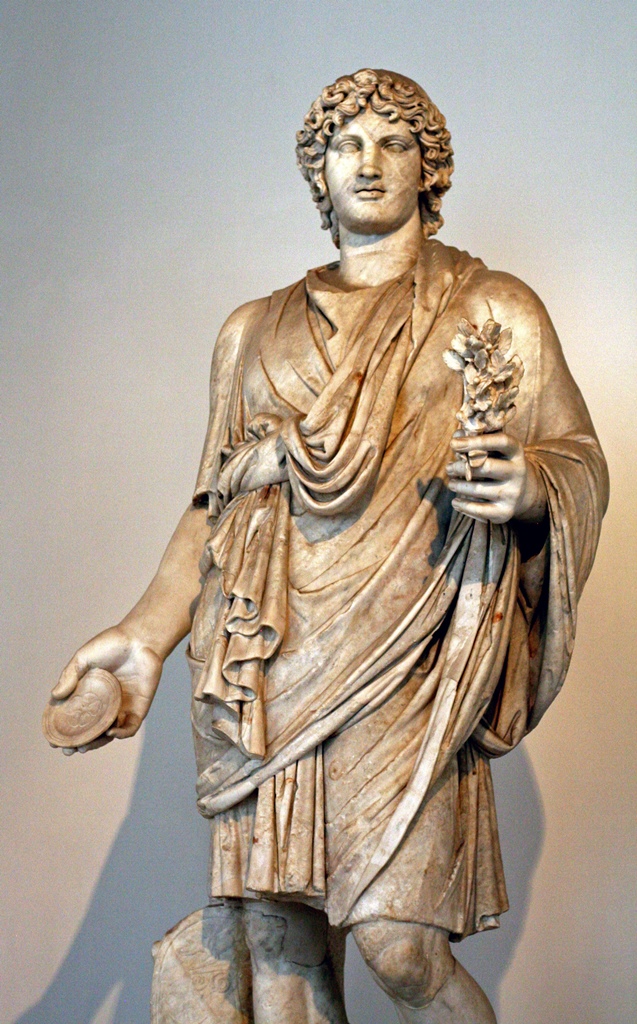 Farnese Lar,  Holding Ashtray
